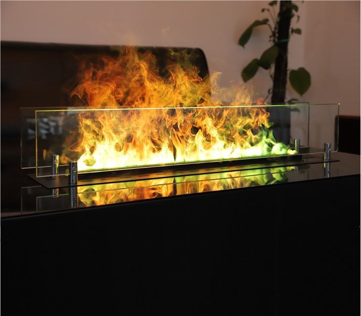 Lareira a vapor de água